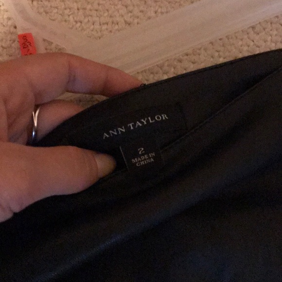 NWOT Faux Leather Mini Skirt - Picture 2 of 4